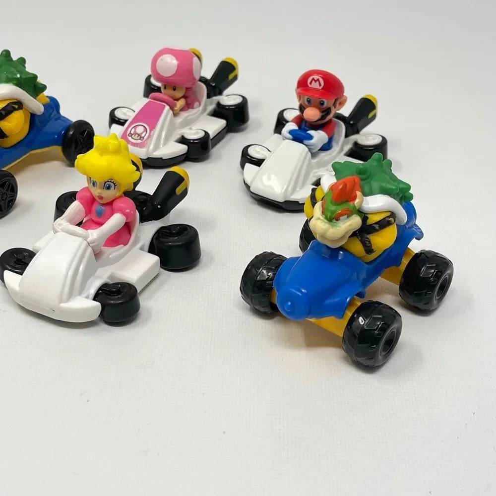 McDonalds Happy Meal Toys Mario Kart Nintendo Collectible lot of 5